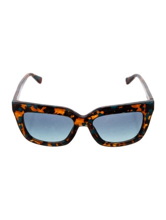 Michael Kors Wayfarer Mirrored Sunglasses