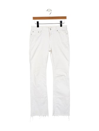 Michael Kors Mid-Rise Straight Leg Jeans