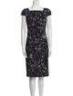 Michael Kors Printed Knee-Length Dress