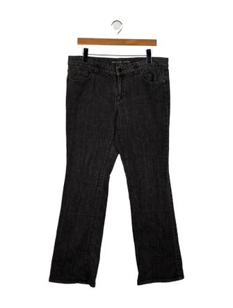 Michael Kors Mid-Rise Wide Leg Jeans