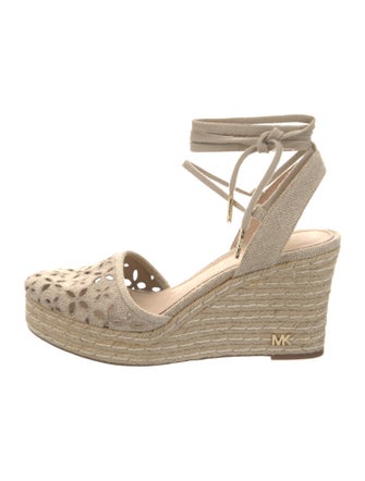 Michael Kors Canvas Slingback Pumps