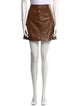 Michael Kors Leather Mini Skirt