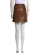 Michael Kors Leather Mini Skirt