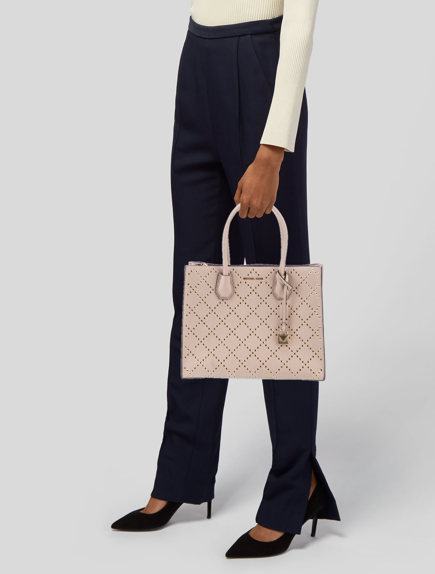 Michael Kors Leather Top Handle Bag