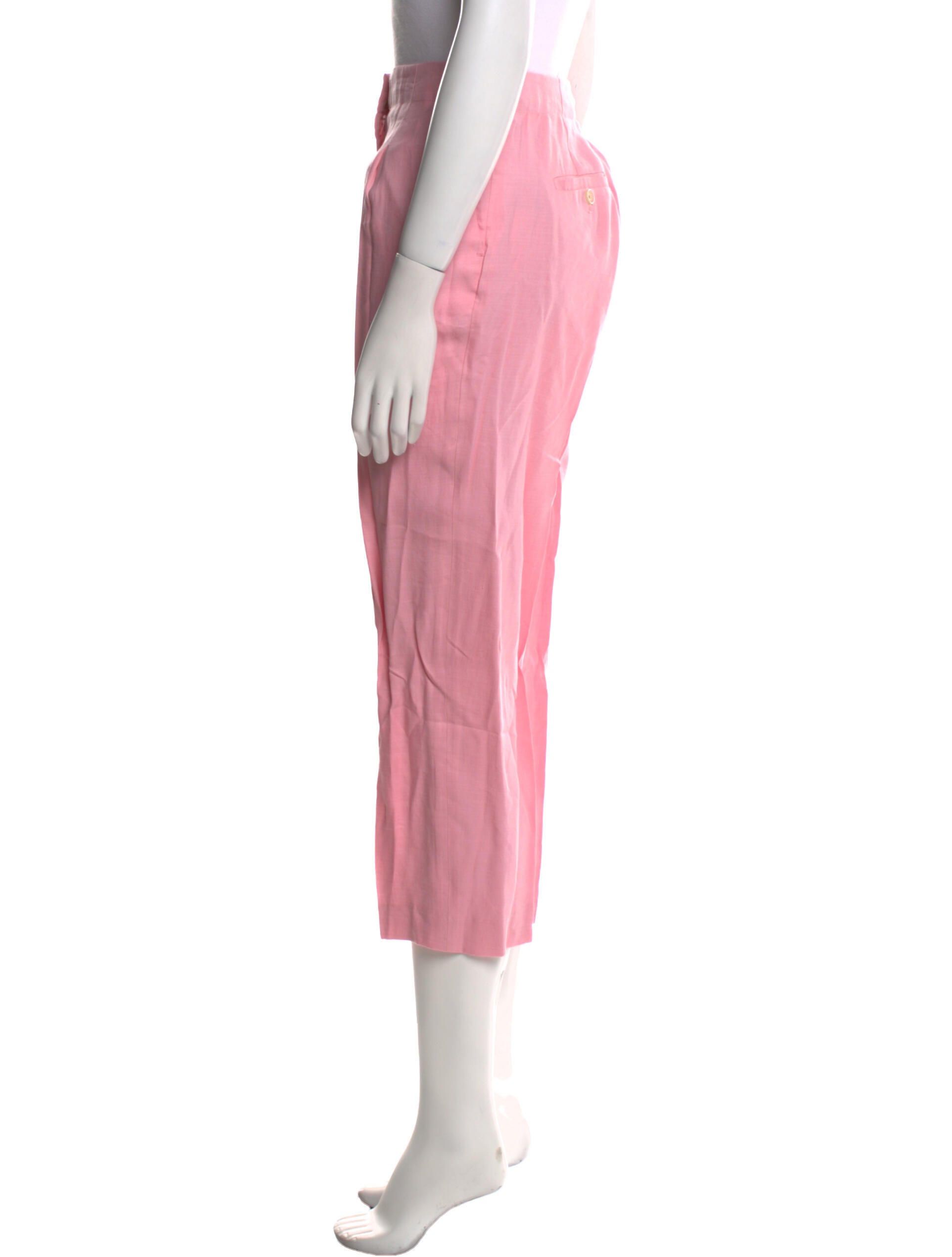 Michael Kors Linen Straight Leg Pants