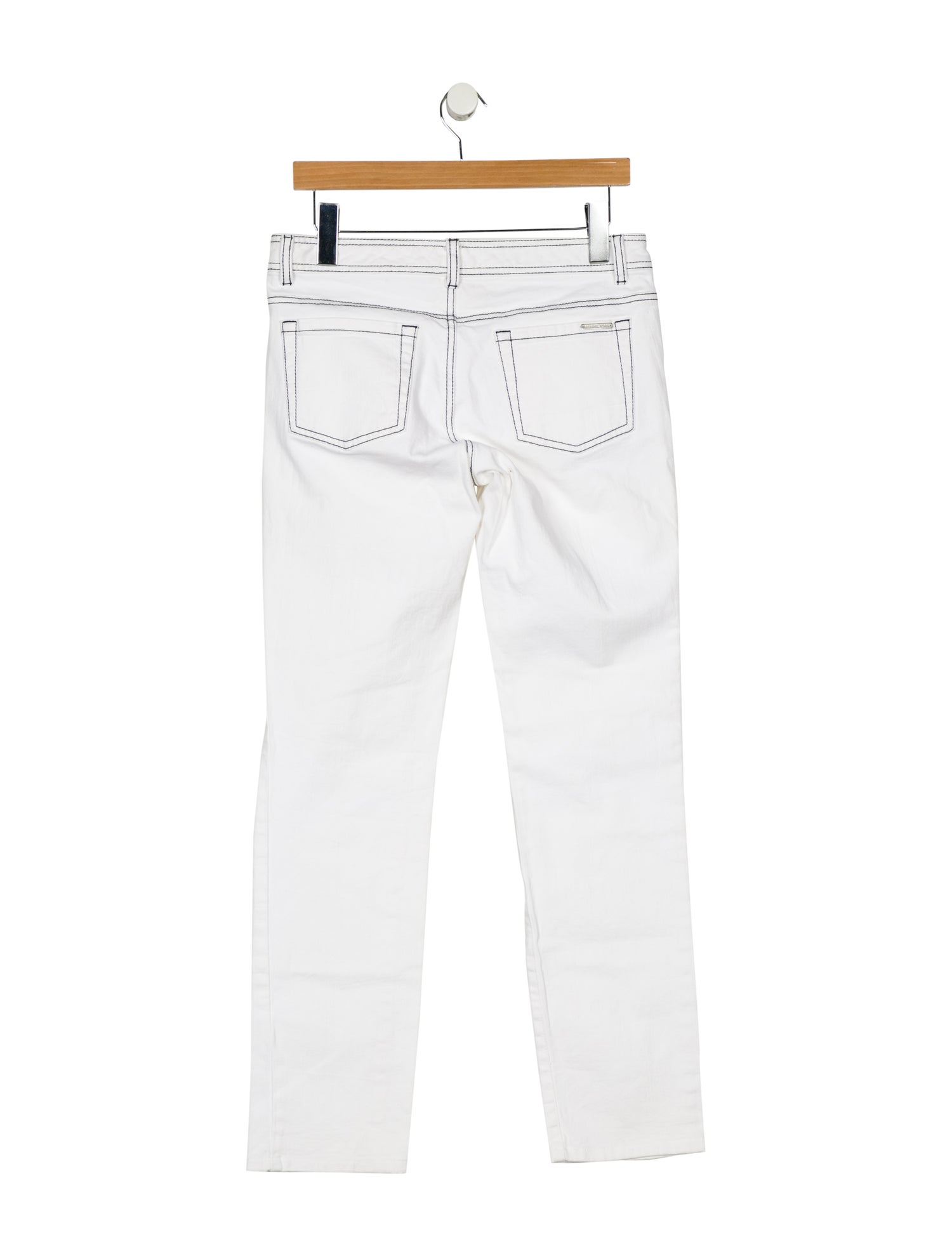 Michael Kors Low-Rise Straight Leg Jeans
