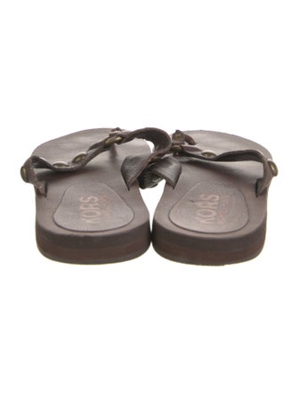 Michael Kors Leather Slides