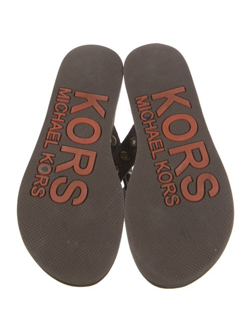 Michael Kors Leather Slides