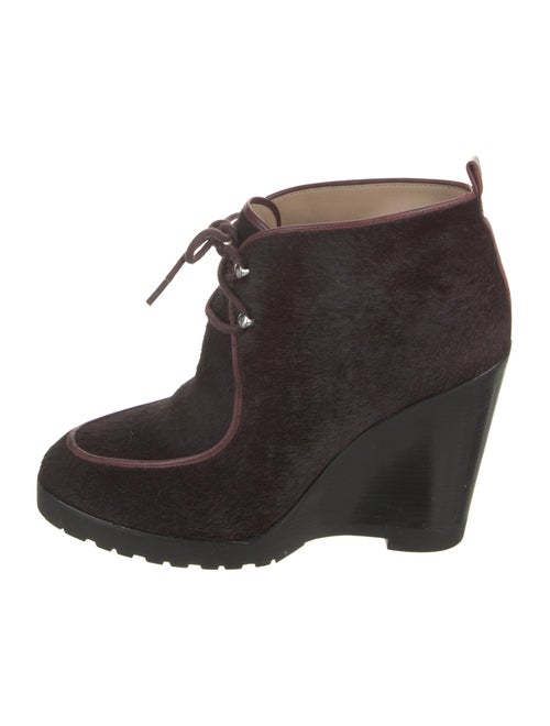 Michael Kors Ponyhair Lace-Up Boots