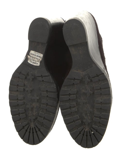 Michael Kors Ponyhair Lace-Up Boots