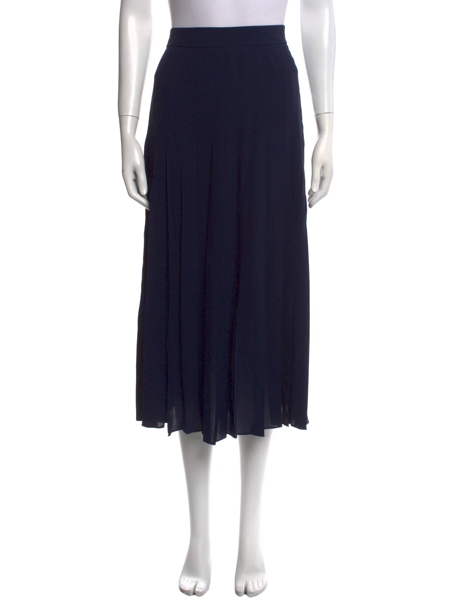 Michael Kors Silk Midi Length Skirt