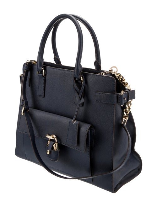 Michael Kors Saffiano Leather Top Handle Bag