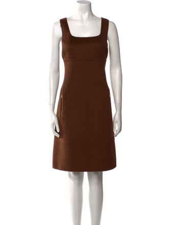 Michael Kors Virgin Wool Knee-Length Dress