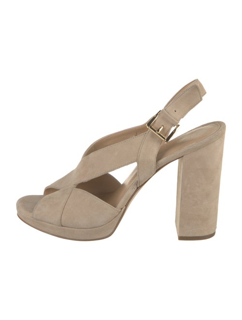 Michael Kors Suede Slingback Sandals