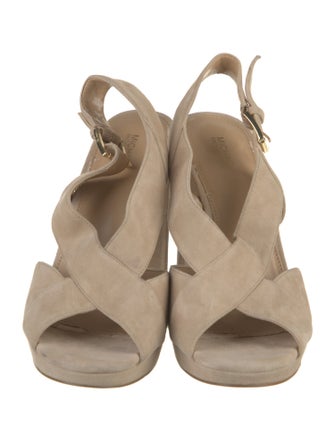 Michael Kors Suede Slingback Sandals