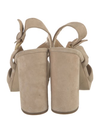 Michael Kors Suede Slingback Sandals