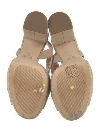 Michael Kors Suede Slingback Sandals