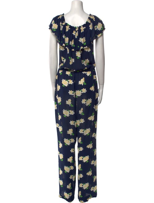 Michael Kors Silk Printed Jumpsuit