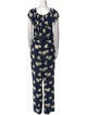 Michael Kors Silk Printed Jumpsuit