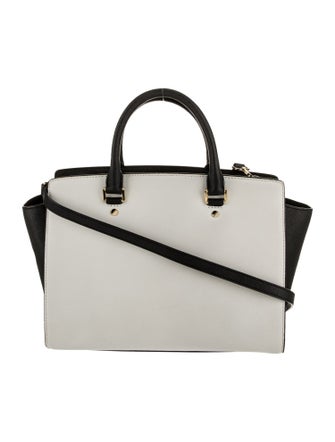 Michael Kors Saffiano Leather Top Handle Bag