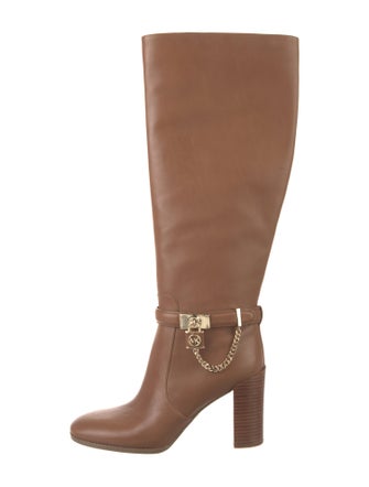 Michael Kors Leather Riding Boots
