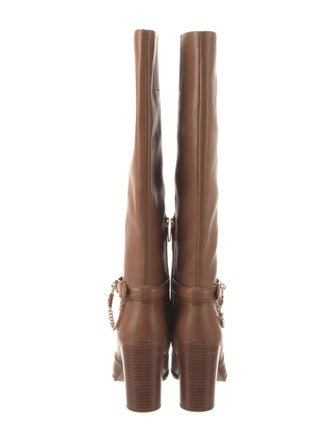 Michael Kors Leather Riding Boots