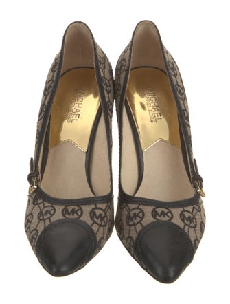Michael Kors Canvas Printed Pumps