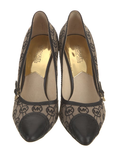 Michael Kors Canvas Printed Pumps