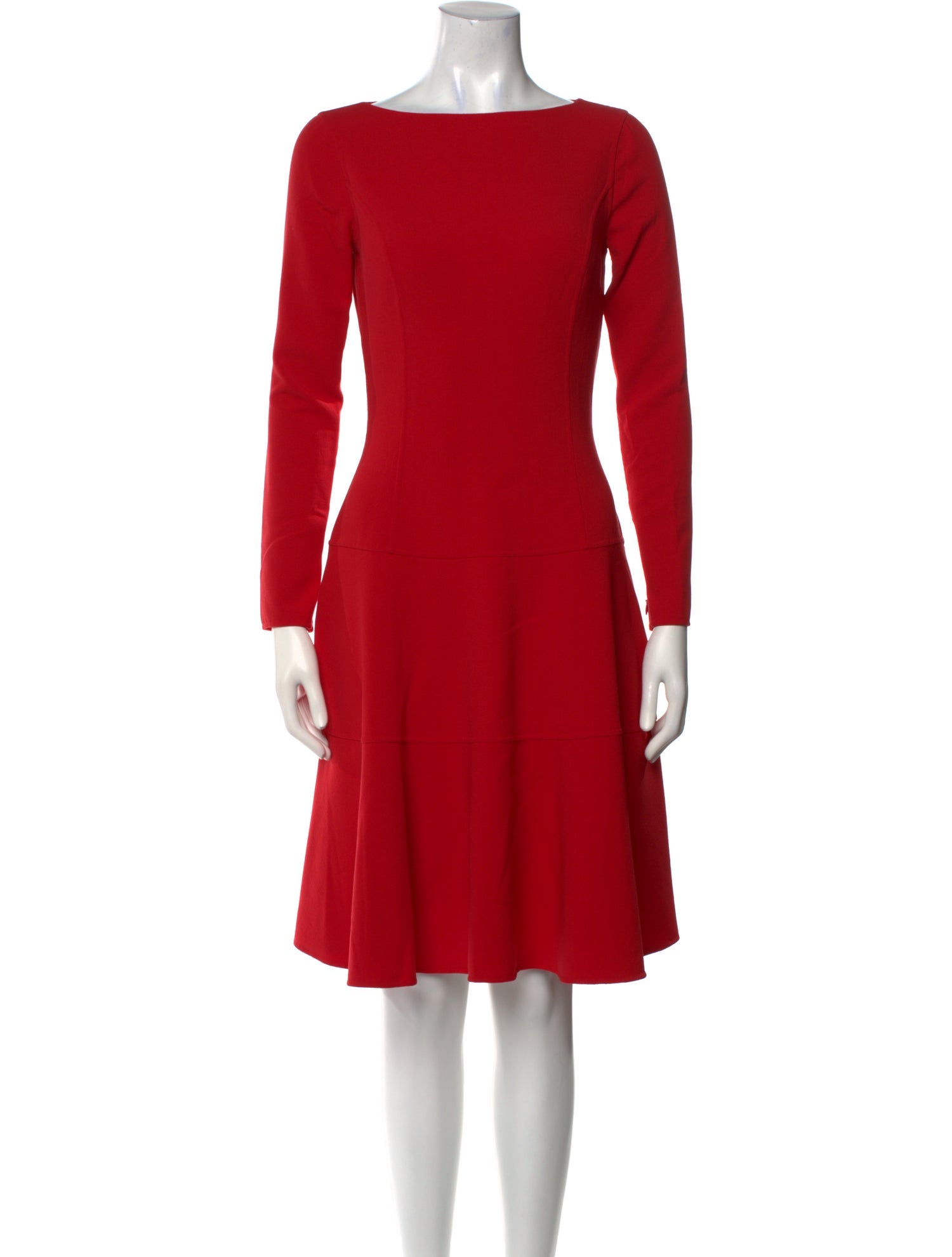 Michael Kors Bateau Neckline Knee-Length Dress