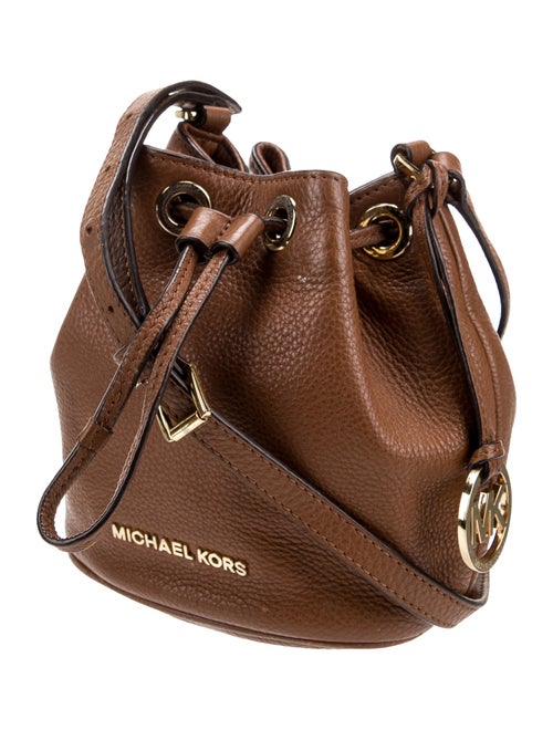 Michael Kors Leather Bucket Bag