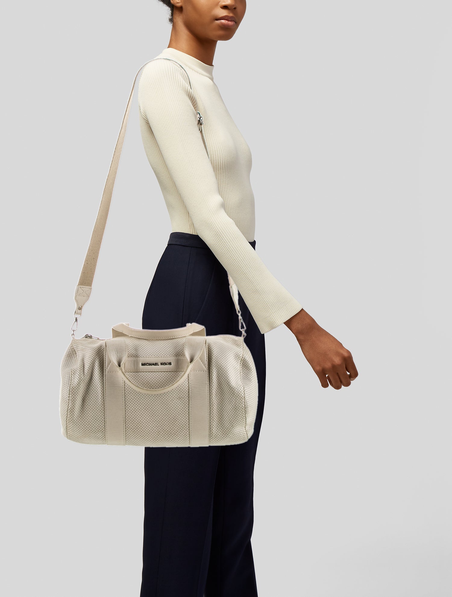 Michael Kors Leather Top Handle Bag