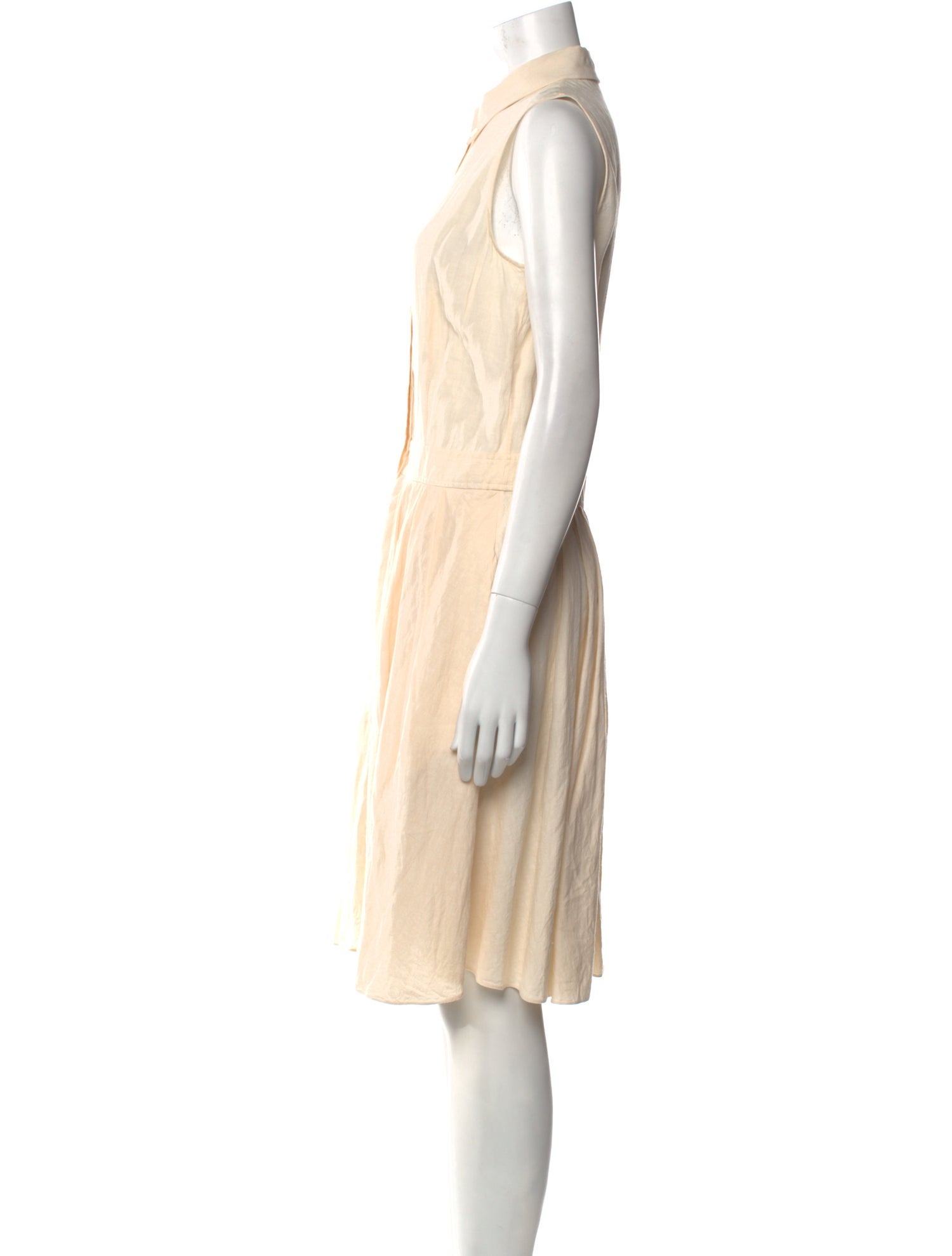 Michael Kors Linen Midi Length Dress