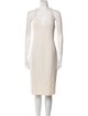 Michael Kors Virgin Wool Midi Length Dress