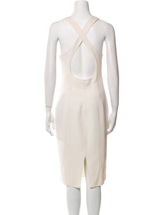 Michael Kors Virgin Wool Midi Length Dress