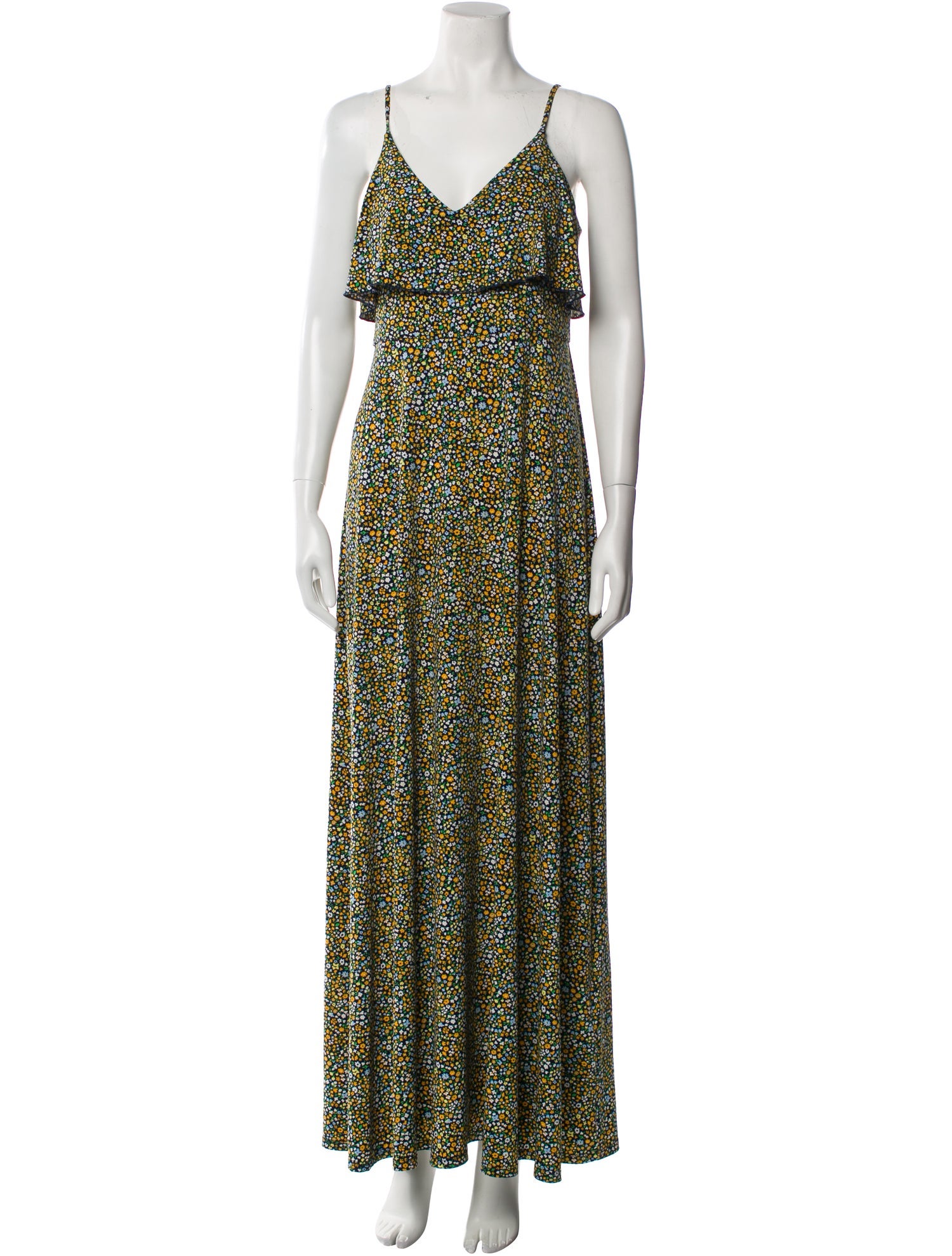 Michael Michael Kors Floral Print Long Dress