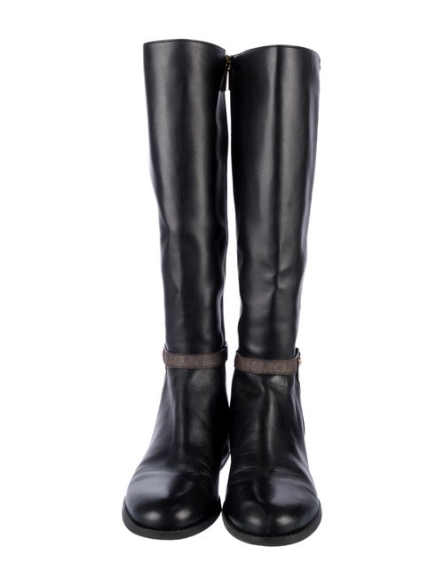 Michael Kors Leather Riding Boots
