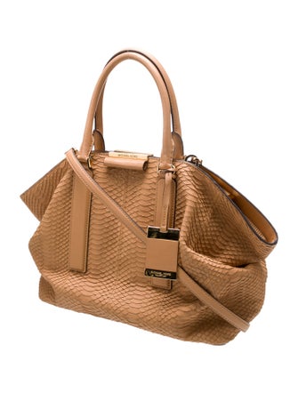 Michael Kors Python Top Handle Bag