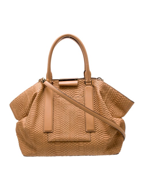 Michael Kors Python Top Handle Bag