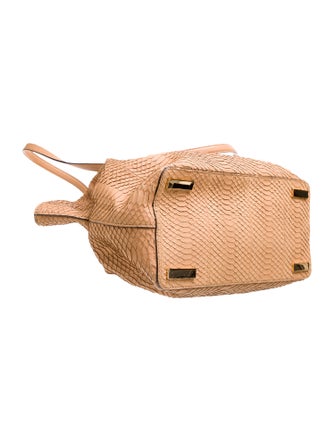 Michael Kors Python Top Handle Bag
