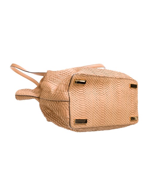 Michael Kors Python Top Handle Bag