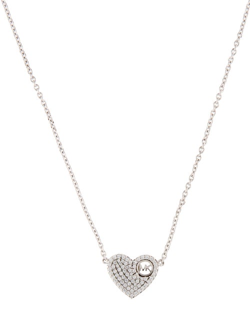 Michael Kors Pavé Heart Necklace
