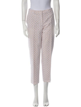 Michael Kors Lace Pattern Straight Leg Pants