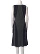 Michael Kors Virgin Wool Midi Length Dress