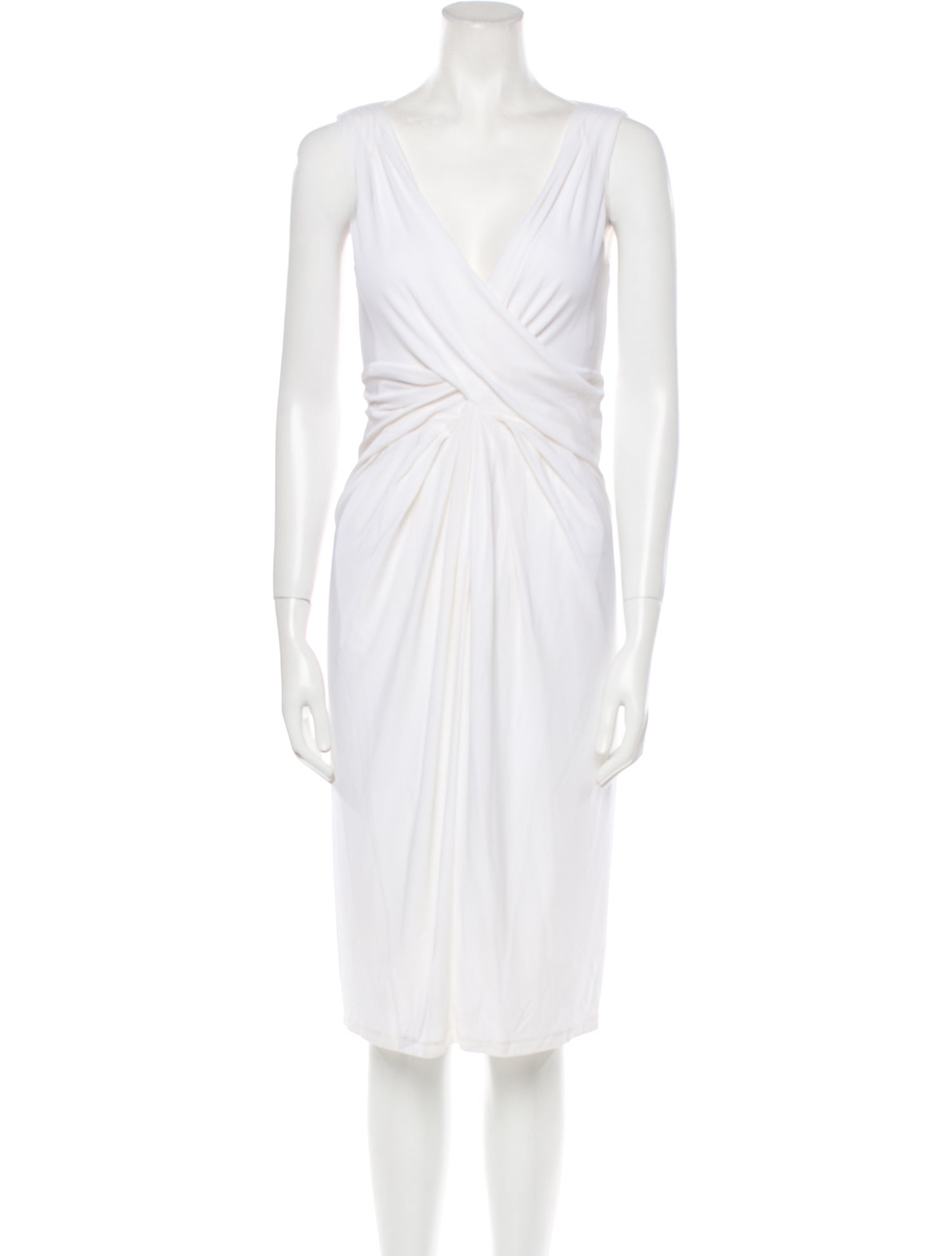 Michael Kors V-Neck Knee-Length Dress