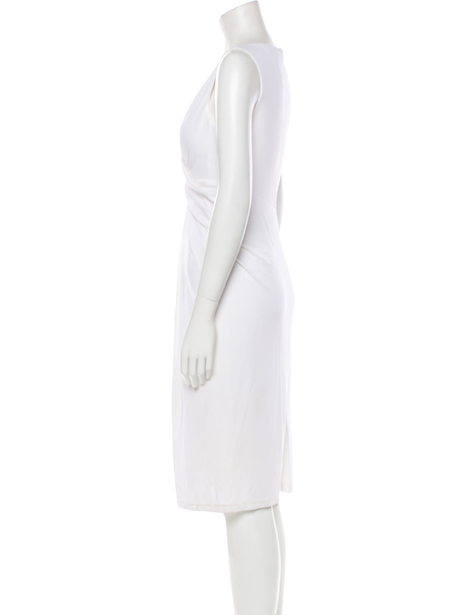 Michael Kors V-Neck Knee-Length Dress