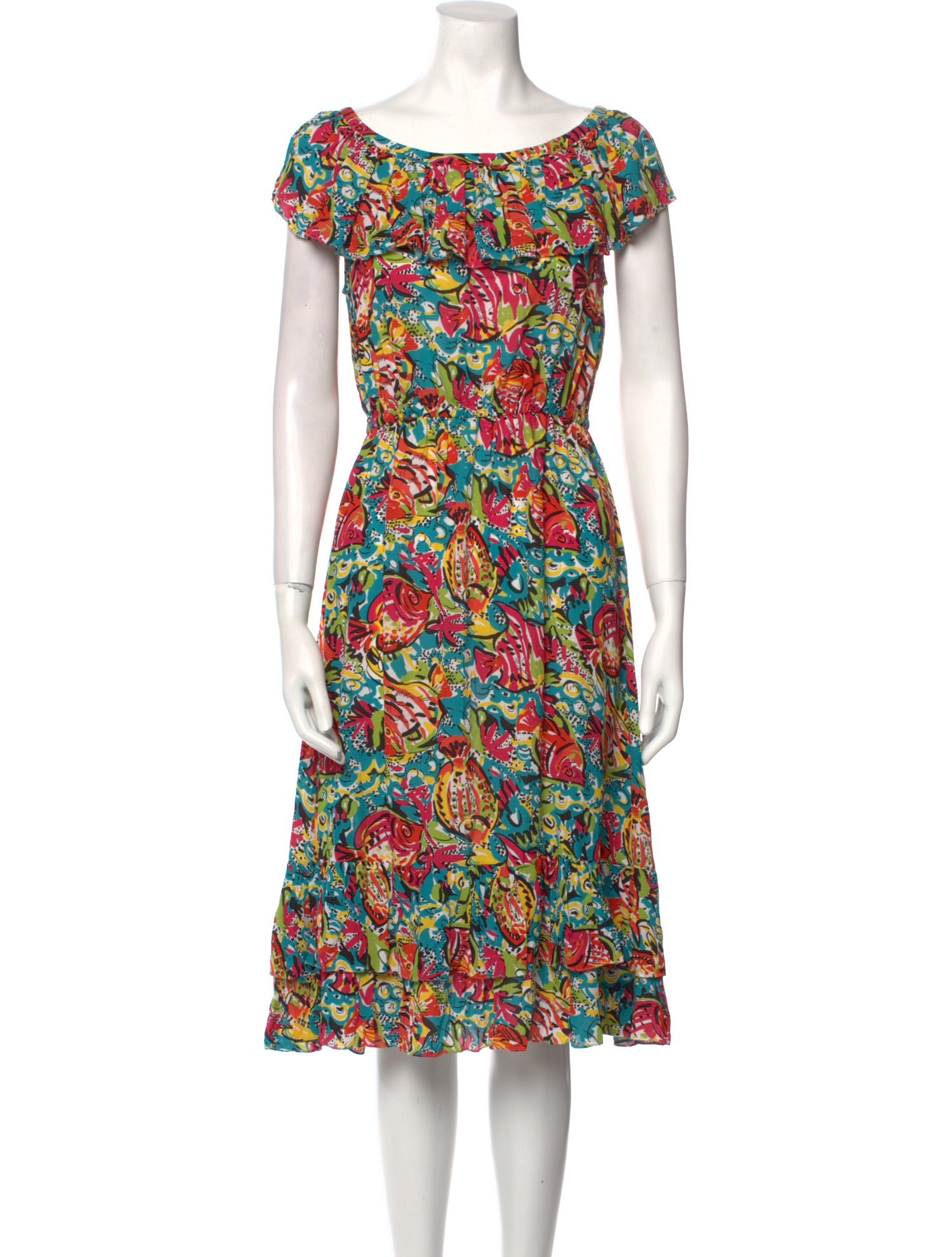 Michael Kors Collection Silk Knee-Length Dress