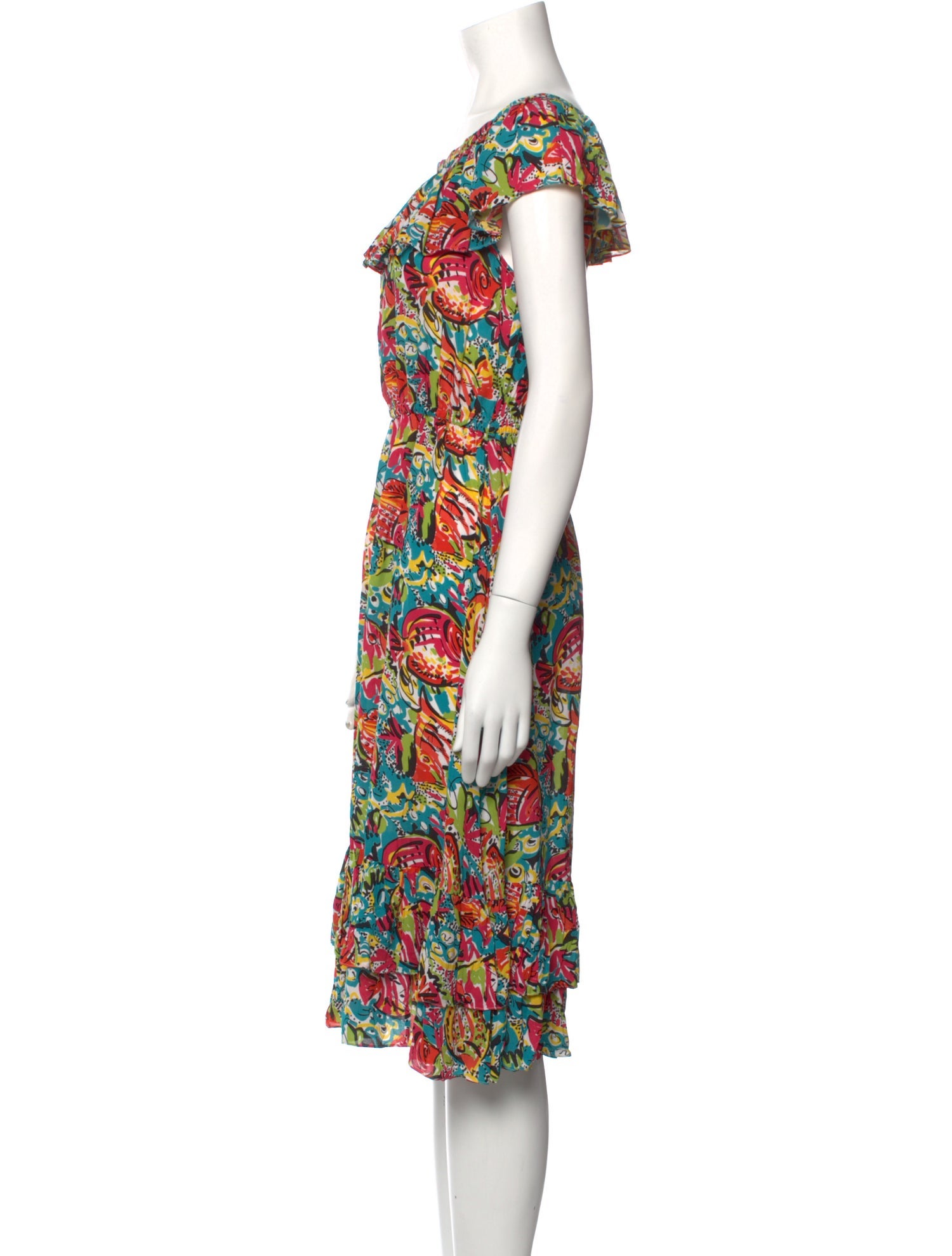 Michael Kors Collection Silk Knee-Length Dress