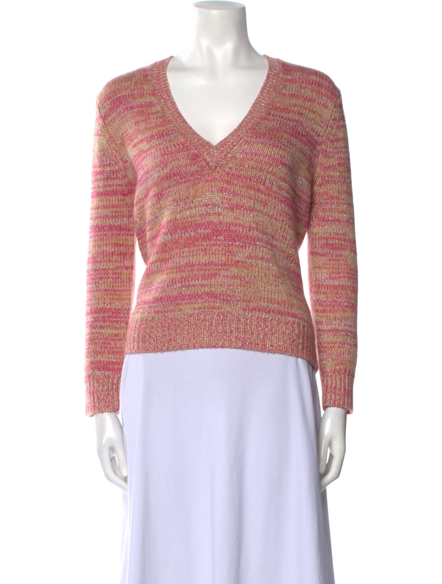 Michael Kors Cashmere Striped Sweater