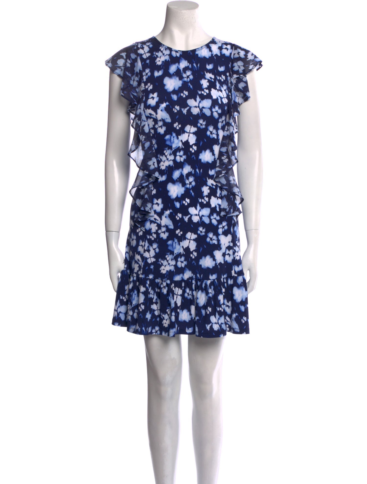 Michael Kors Floral Print Knee-Length Dress