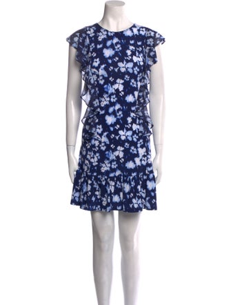 Michael Kors Floral Print Knee-Length Dress